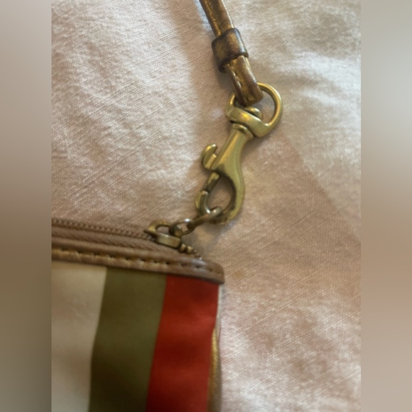 Coach | Julia Legacy Stripe Multicolor wristlet - Picture 9 of 11